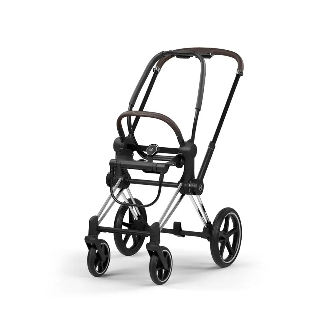 Cybex Priam Style Kombivogn inkl. Cloud T Plus og Base T - Sepia Black/Chrome Brown