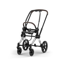 Cybex Priam Style Stel Inkl. Sæderamme - Chrome Brown