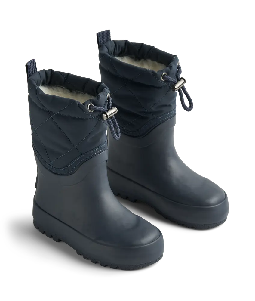 Wheat Termostøvler - Drizzle Snowboot - Navy