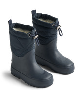 Wheat Drizzle Termo Snestøvle - Navy