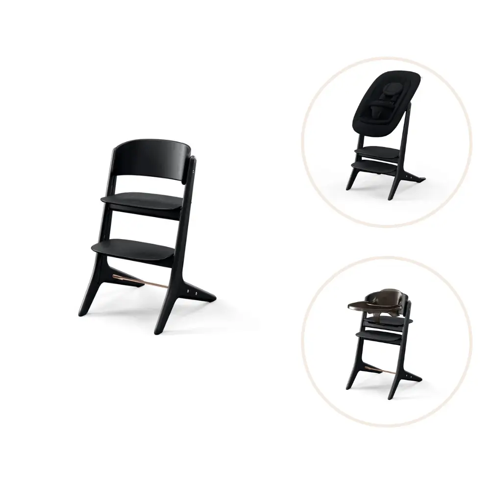 Cybex Lemo Platinum 4in1 Set Højstol - Black/Rose Gold