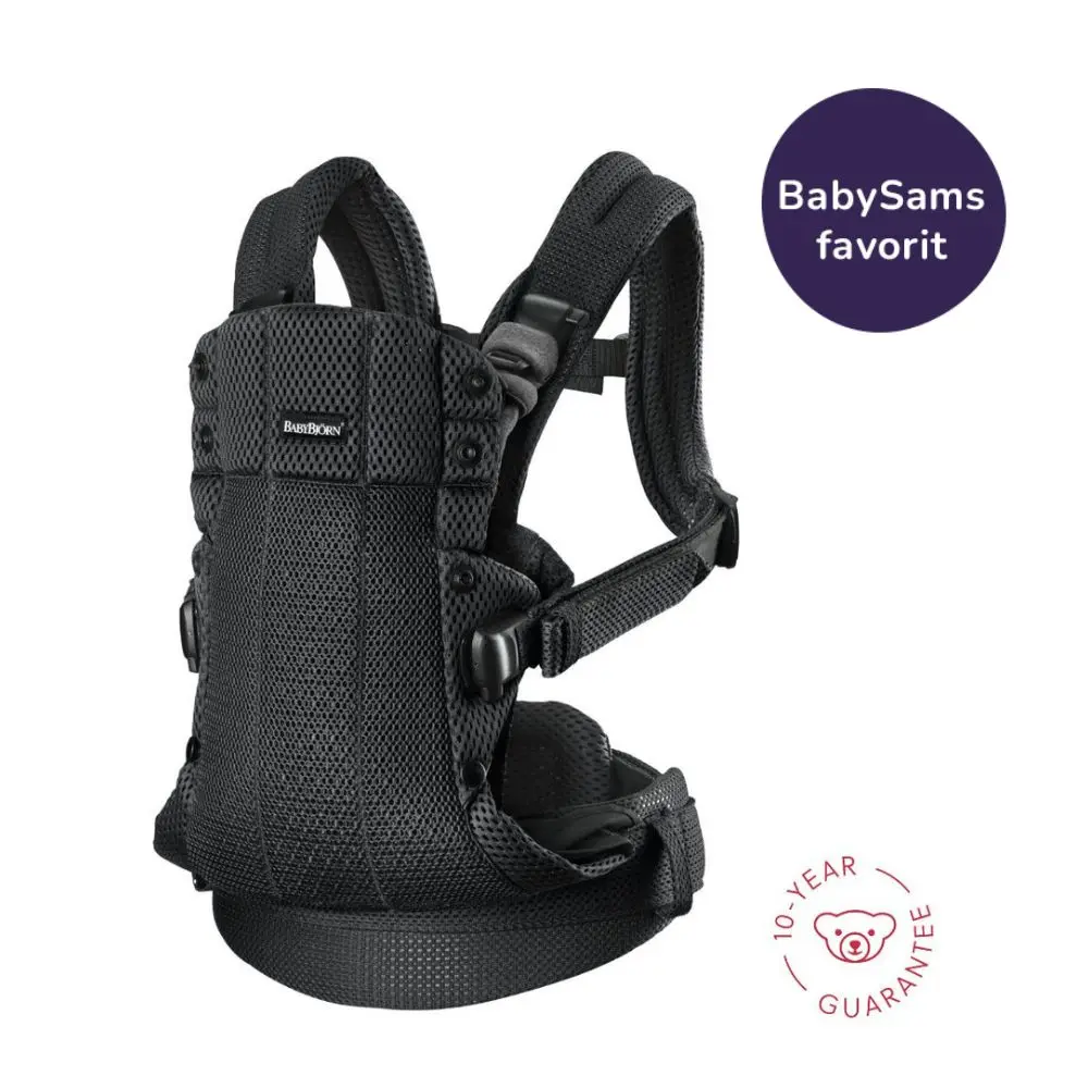 BabyBjörn Bæresele Harmony - 3D Mesh - Sort