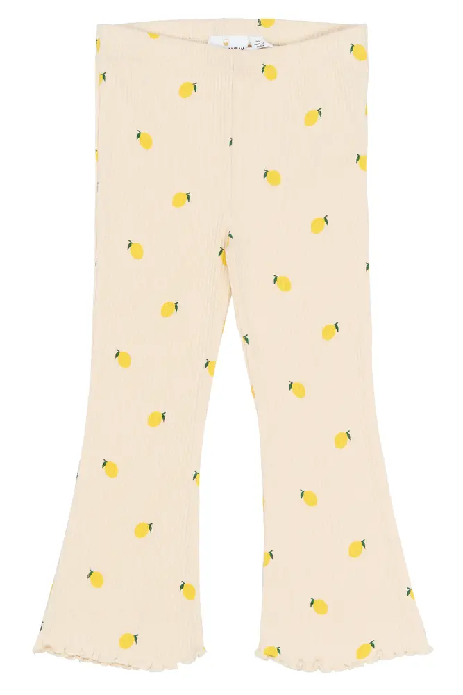 The New Siblings Bukser - Rib - TnstSmilla - Gardenia m. Citrone