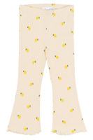 Smilla Flared Rib Bukser - Gardenia