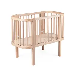 Sebra Bedside Crib - Wooden Edition