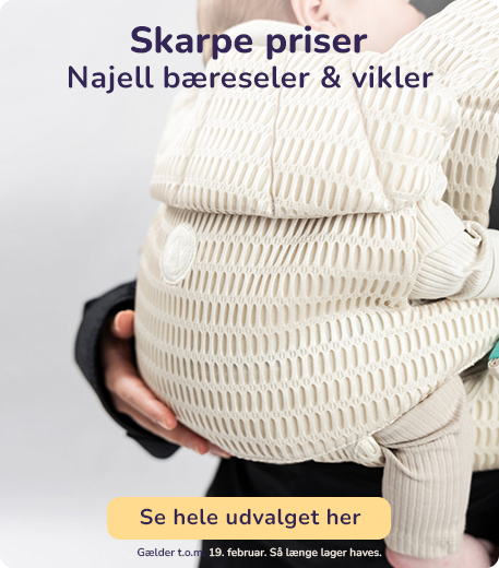 Skarpe priser på Najell bæreseler & vikler hos BabySam