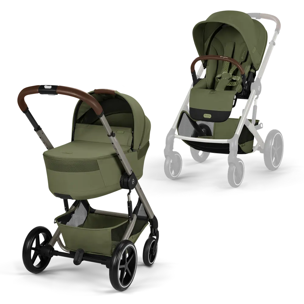 Cybex Balios S Lux Inkl. Foldbar Liggedel - Moss Green