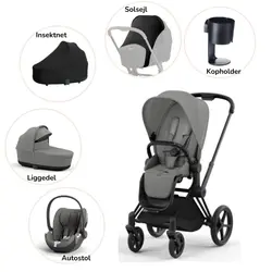 Priam pakke - mirage grey/matt black billede