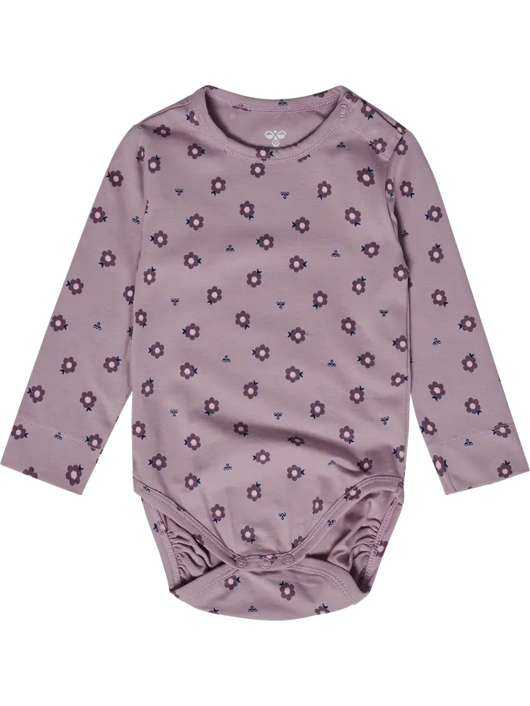 Hummel Body l/æ - hmlMini - AOP - Sea Fog m. Print
