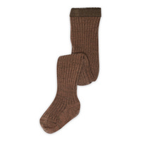 Arien strømpebukser - Brown Melange