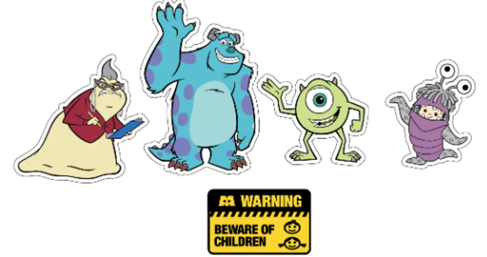 CROCS Monsters Inc 5 Pak