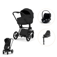 Cybex Priam Style Kombivogn inkl. Cloud T Plus og Base T - Sepia Black/Matt Black