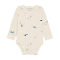 Langærmet Wrap Body - Arctic Ice