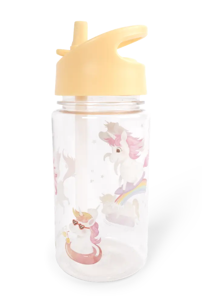Filibabba Drikkedunk - 400 ml - Unicorn Shores - Yellow