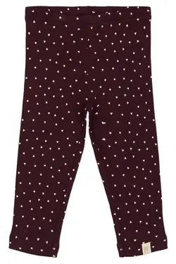 Leggings - Dark Grape/White - 116