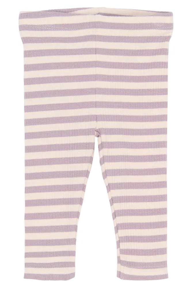 The New Leggings - Rib - TnsbFro - Sea Fog Striped