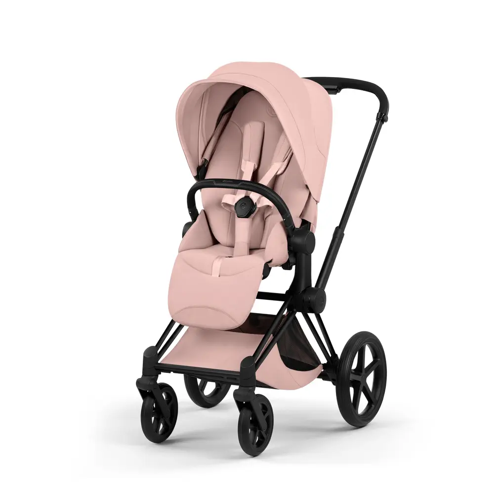 Cybex Priam Klapvogn - Style - Peach Pink/Matt Black billede