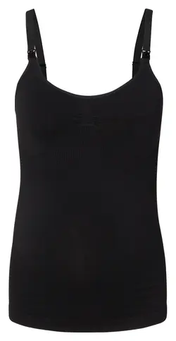 Evi Sømløs Ammetop - Black - XS S