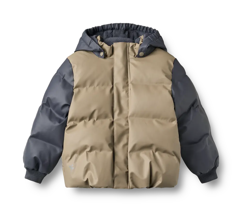 Wheat Shoore Puffer Jakke - Grey Stone - 98