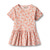 Birthe jersey kjole - rose flowers