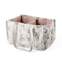 Sebra Pusleopbevaringskurv Med Hanke - Powder Blossom