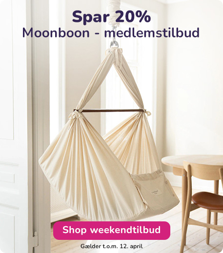 Medlemstilbud: Spar 20% på moonboon denne weekend