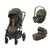 Smile 5Z lux kombivogn inkl. autostol - urban olive
