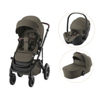 Smile 5Z lux kombivogn inkl. autostol - urban olive