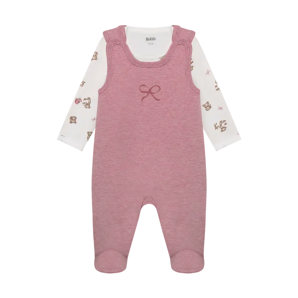 BeKids Romper og Body Sæt - Nostalgia Rose - 50