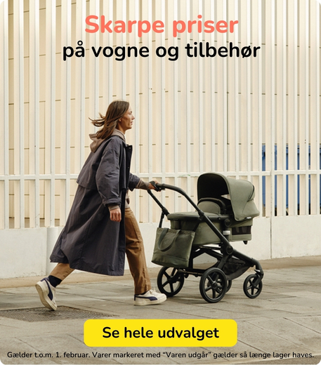 Skarpe priser på barnevogne, kombivogne og klapvogne hos BabySam