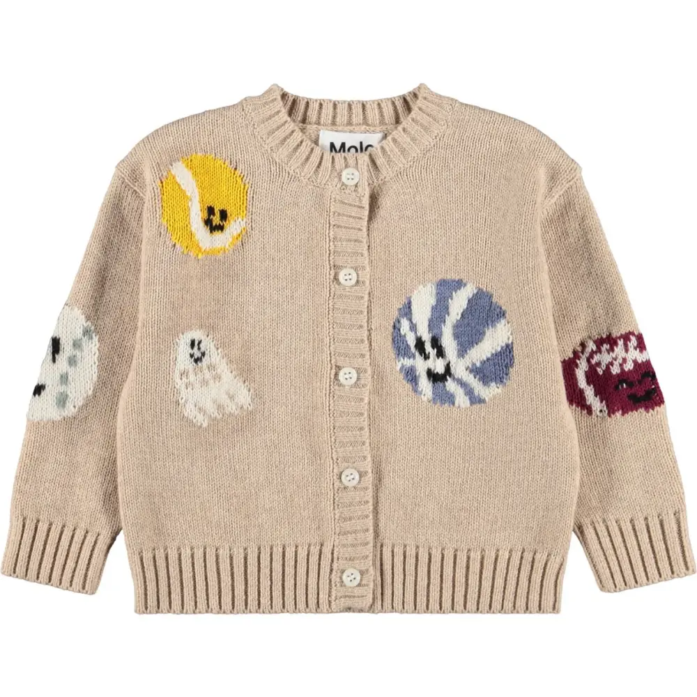 Molo Breeze Cardigan - Fuzz Ball sandy - 74