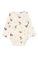 The New Siblings Venna Langærmet Rib Body - Gardenia