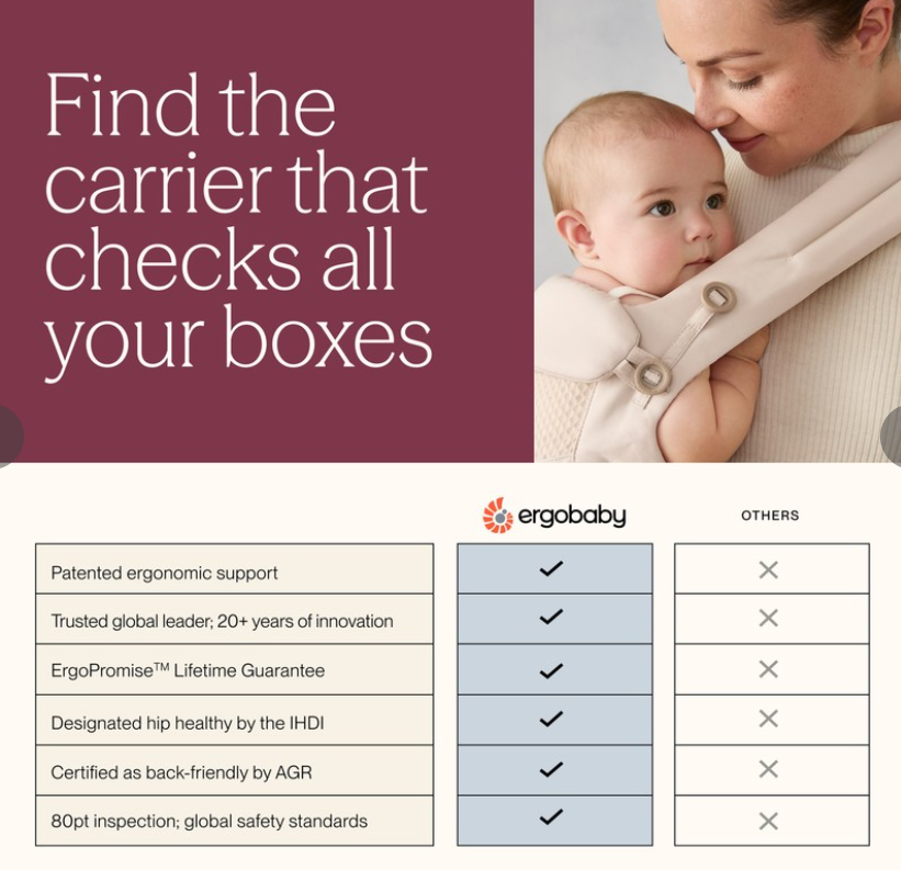 Ergobaby omni bæresele