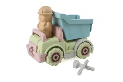 Take-apart arbejdsbil Dump Truck af hvedestrå