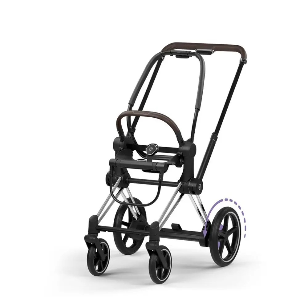 Cybex e-Priam Kombivogn - Style - Coconut Brown/Chrome Brown