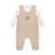 BeKids Romper og Body Sæt - Silver Mink