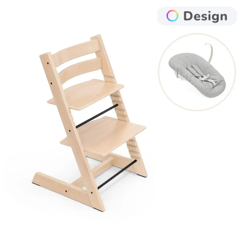 product-Tripp Trapp Højstol Bøg Natur Inkl. Newborn Sæt