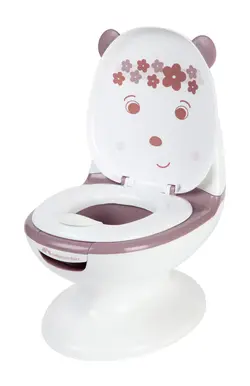Bebeconfort Toilet - Mini - Hvid/Lavendel m. Bjørn