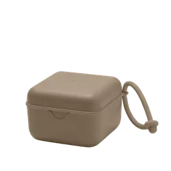 BIBS Accessories Pacifier Box - Sutteboks m. Plads til 3 Sutter - Dark Oak