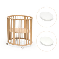 Stokke Sleepi Mini V3 Seng Med Madras Og Lagen - Natur