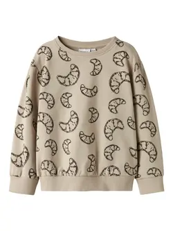 Name It Sweatshirt - NmmRichie - AOP - Island Fossil