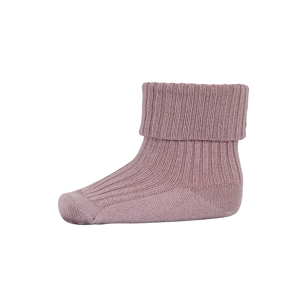 Hilde baby strømper - Wood Rose - 17/18