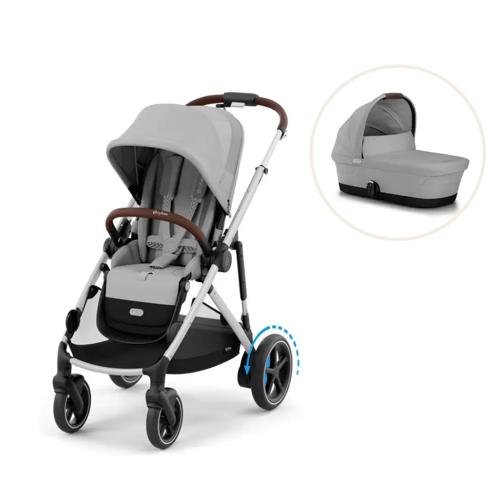 product-E-Gazelle S inkl. liggedel - Stone grey