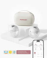 Momcozy M5 Smart Dobbelt Bærbar Brystpumpe - Grey