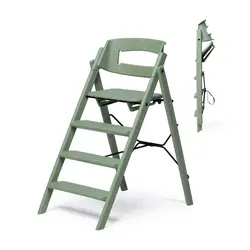 KAOS Højstol - Klapp - Genanvendt Platik - Mineral Green