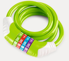 Cykellås 120cm grøn