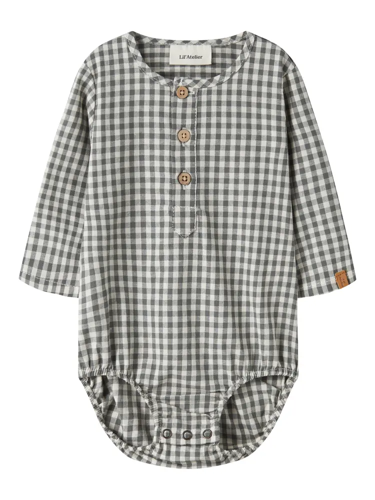 Lil' Atelier Roanne Langærmet Body - Mulled Basil - 68