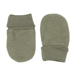 Fixoni Børne Vanter i merinould - Deep Lichen Green - 50/56