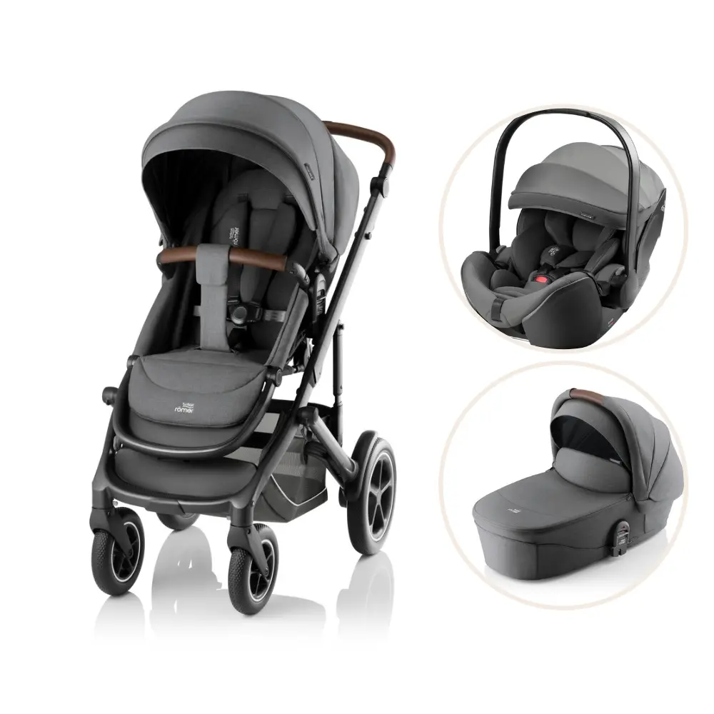 Britax Römer Smile 5Z Style Kombivogn inkl. Baby-Safe Pro Style Autostol Mineral