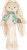 Lapinoo Doll Cream 25 cm